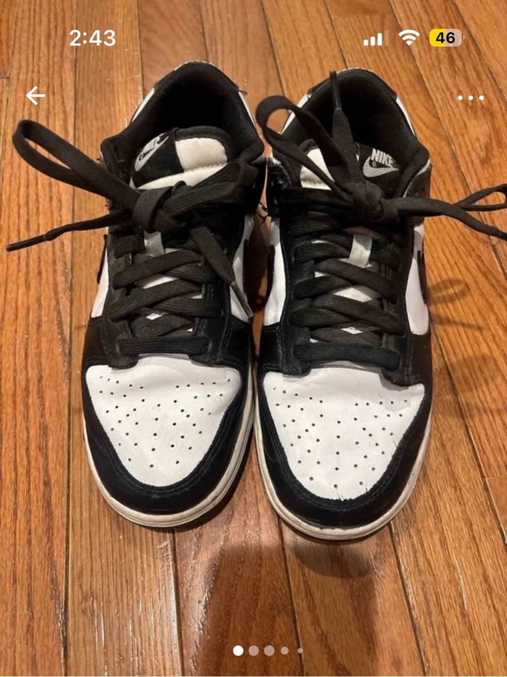 Nike Dunk Low-Top Retro — Black & White